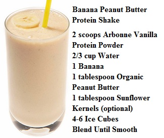 Arbonne Banana Peanut Butter Protein Shake