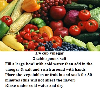 Vegetable and Fruit Soak